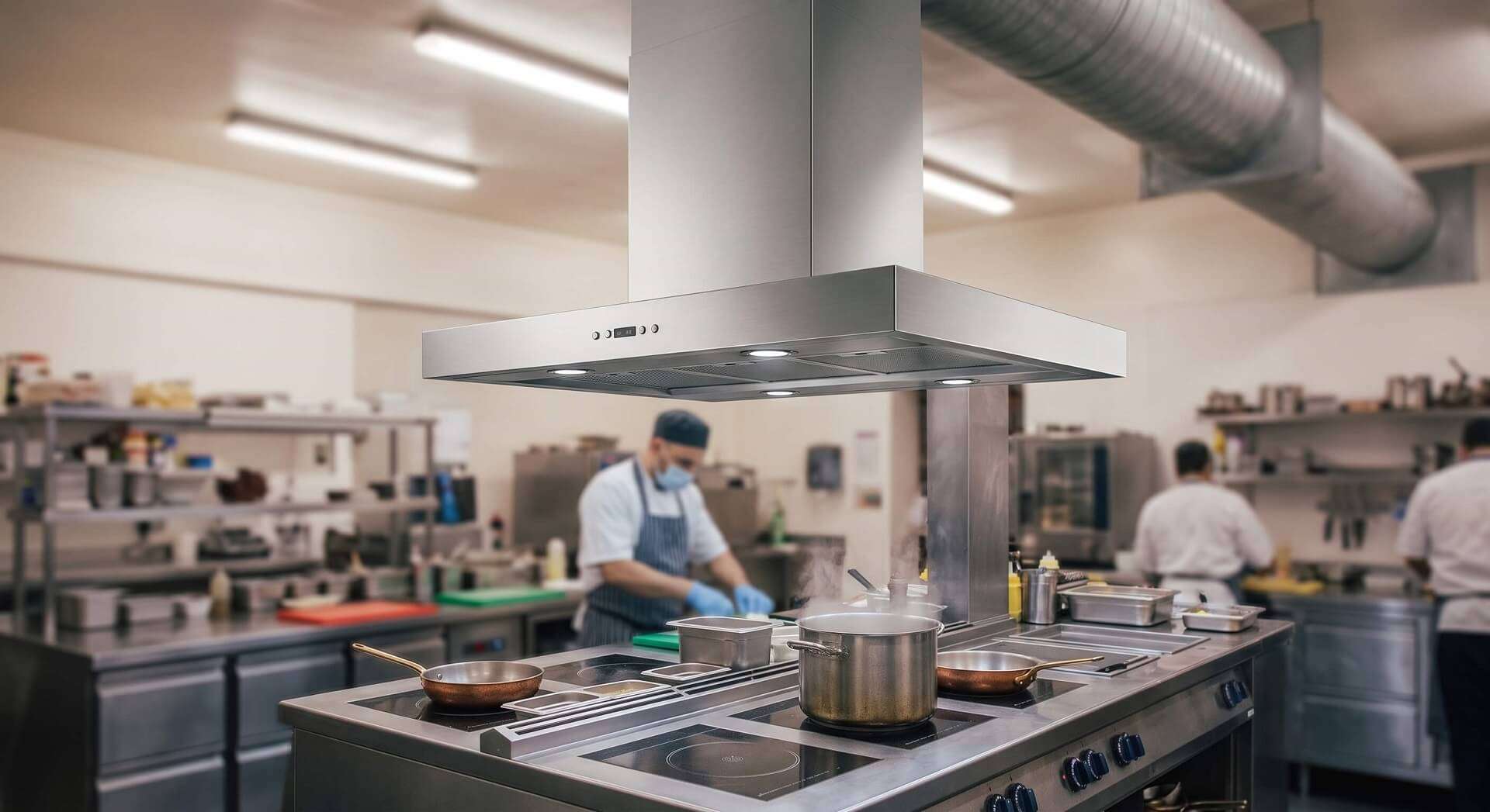 Servicio de limpieza profesional de campanas extractoras en restaurantes